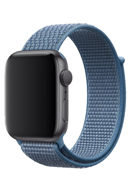 Apple Watch Uyumlu Spor Loop Kordon Pastel Mavi