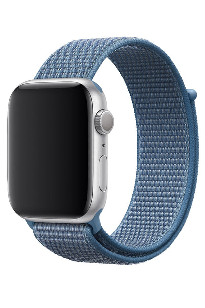 Apple Watch Uyumlu Spor Loop Kordon Pastel Mavi