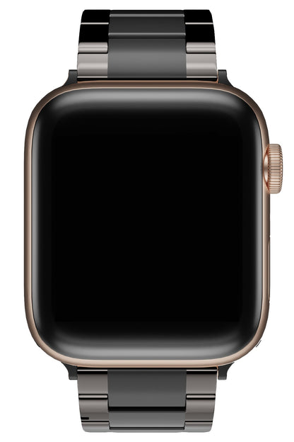 Apple Watch Uyumlu Mat Parlak Seramik Loop Kordon Siyah