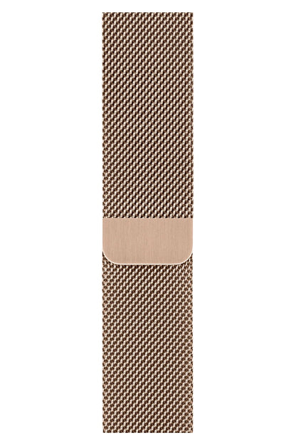 Apple Watch Uyumlu Metal Milano Loop Gold