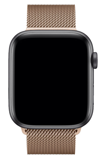 Apple Watch Uyumlu Metal Milano Loop Gold
