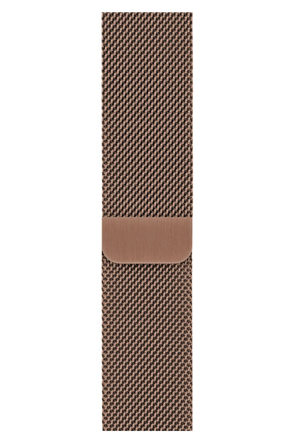 Apple Watch Uyumlu Metal Milano Loop Bronz