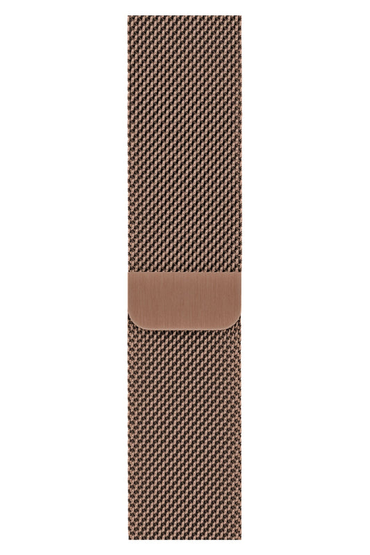 Apple Watch Uyumlu Metal Milano Loop Bronz