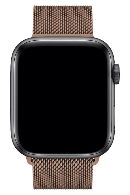 Apple Watch Uyumlu Metal Milano Loop Bronz
