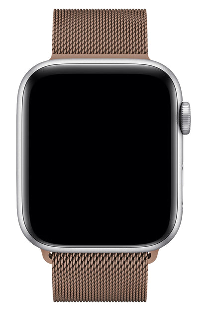 Apple Watch Uyumlu Metal Milano Loop Bronz