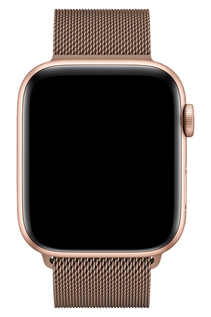 Apple Watch Uyumlu Metal Milano Loop Bronz