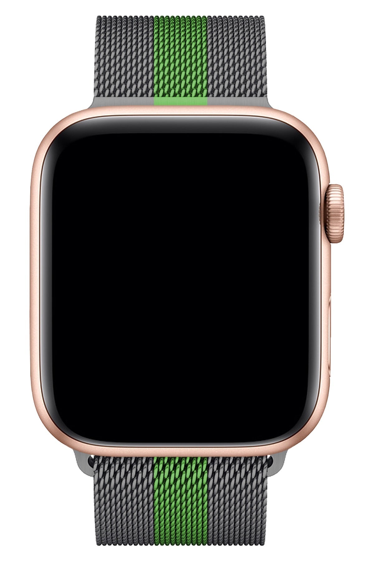 Apple Watch Uyumlu Metal Milano Loop Duman Yeşil Kordon