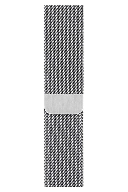 Apple Watch Uyumlu Metal Milano Loop Gümüş