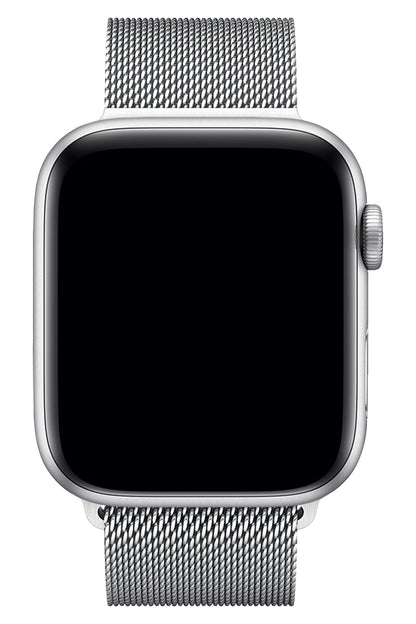 Apple Watch Uyumlu Metal Milano Loop Gümüş