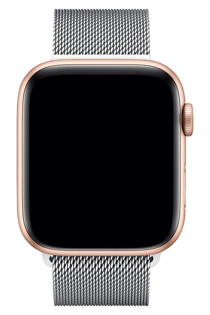 Apple Watch Uyumlu Metal Milano Loop Gümüş