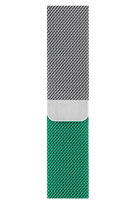 Apple Watch Uyumlu Metal Milano Loop Gümüş Nane