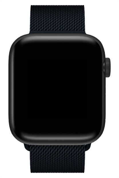 Apple Watch Uyumlu Metal Milano Loop Midnight