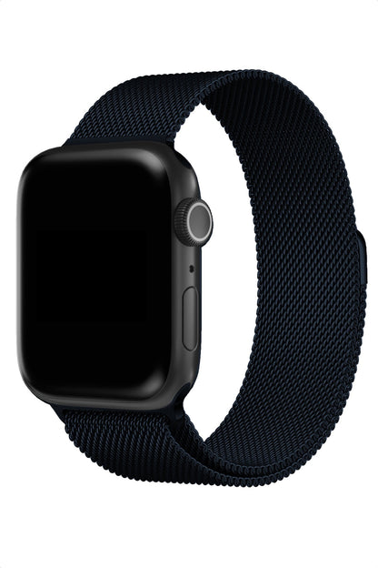 Apple Watch Uyumlu Metal Milano Loop Midnight