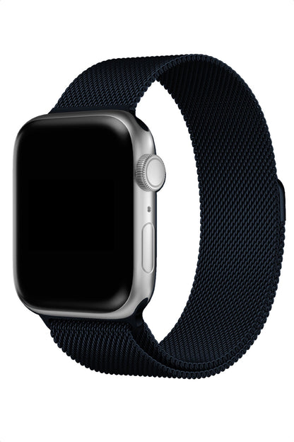 Apple Watch Uyumlu Metal Milano Loop Midnight