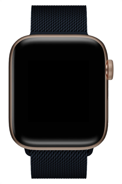 Apple Watch Uyumlu Metal Milano Loop Midnight