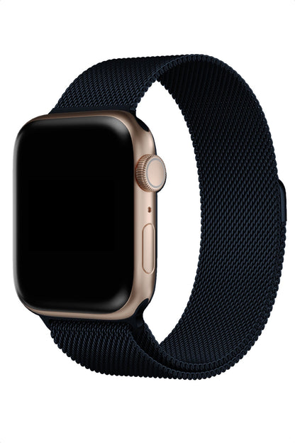 Apple Watch Uyumlu Metal Milano Loop Midnight