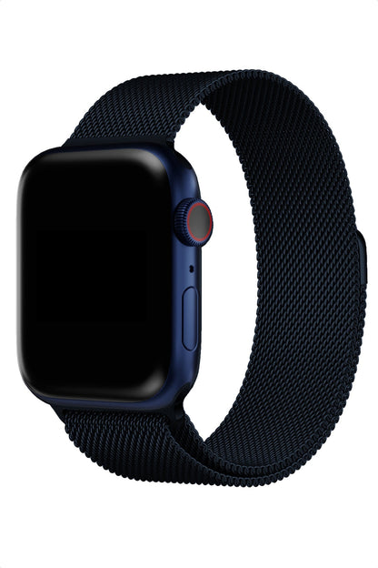 Apple Watch Uyumlu Metal Milano Loop Midnight
