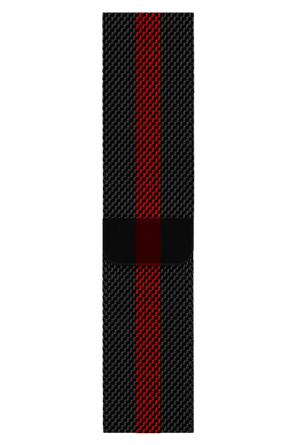 Apple Watch Uyumlu Metal Milano Loop Racing Red