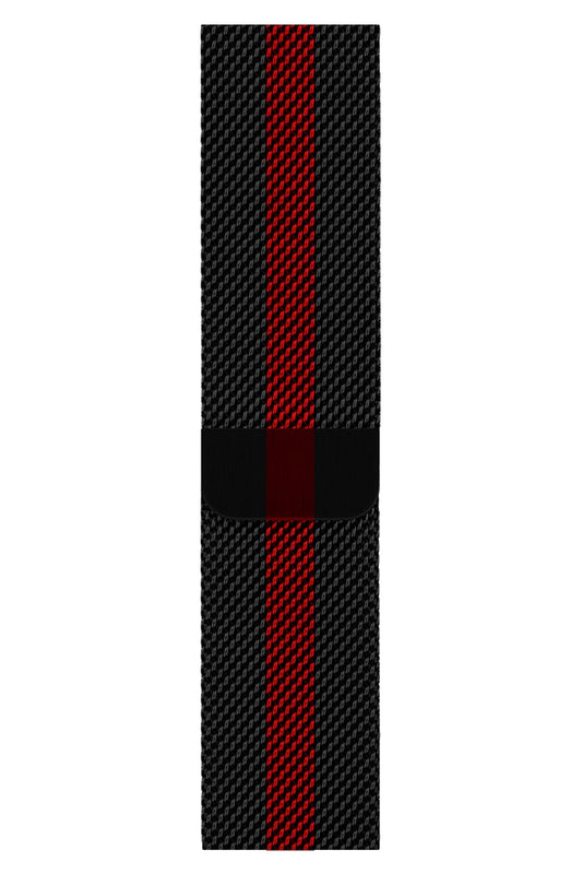Apple Watch Uyumlu Metal Milano Loop Racing Red
