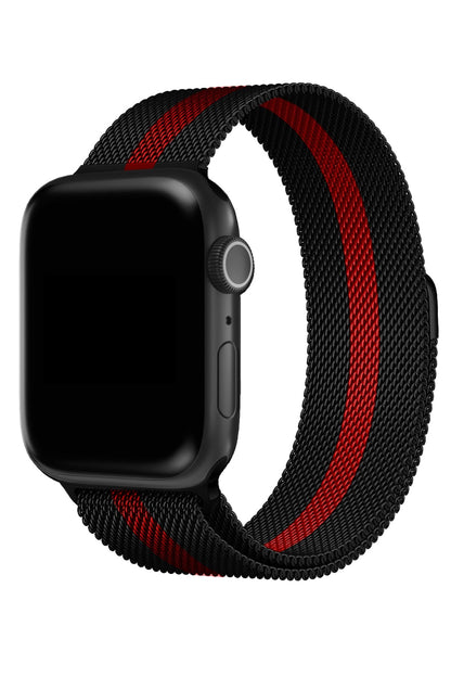 Apple Watch Uyumlu Metal Milano Loop Racing Red