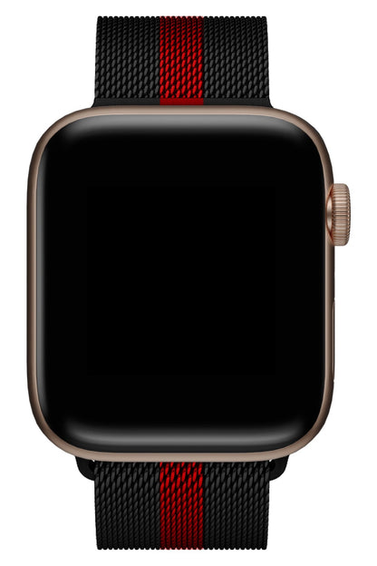 Apple Watch Uyumlu Metal Milano Loop Racing Red