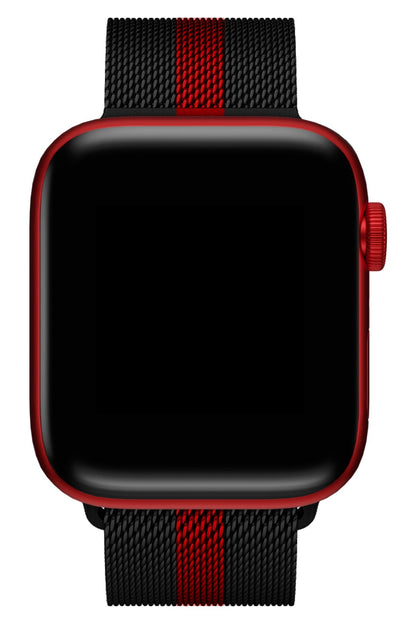 Apple Watch Uyumlu Metal Milano Loop Racing Red