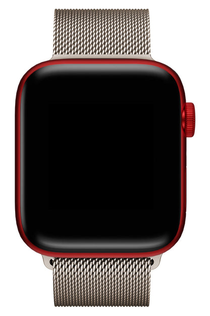 Apple Watch Uyumlu Metal Milano Loop Starlight