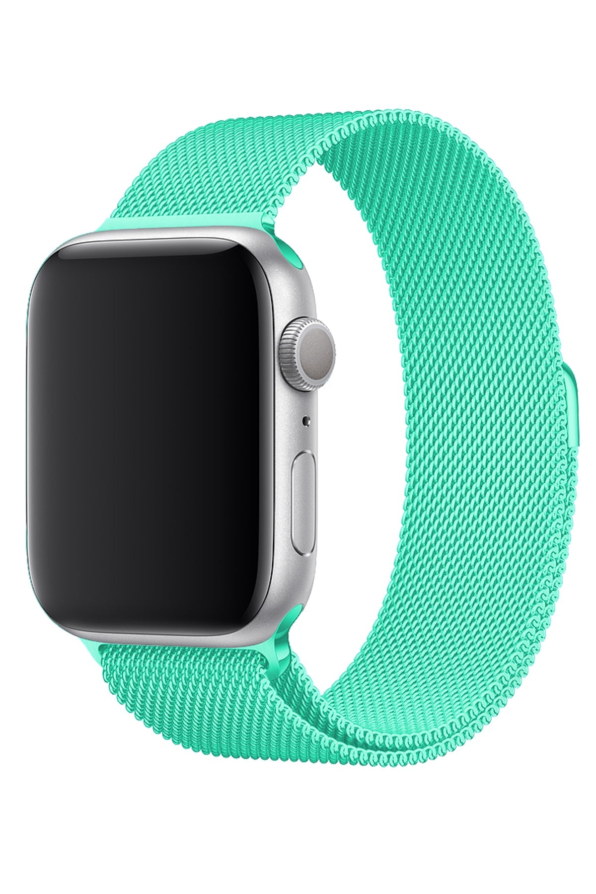 Apple Watch Uyumlu Metal Milano Loop Su Yeşili