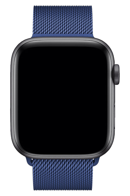 Apple Watch Uyumlu Metal Milano Loop Uzay Mavi