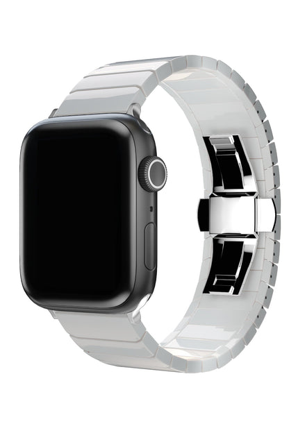 Apple Watch Uyumlu Seramik Loop Kordon Beyaz