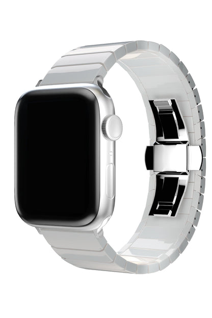 Apple Watch Uyumlu Seramik Loop Kordon Beyaz
