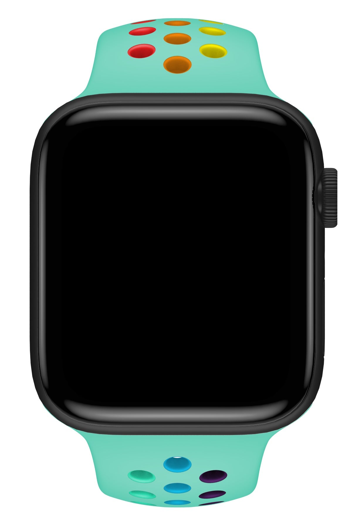 Apple Watch Uyumlu Silikon Delikli Spor Kordon Amazonit
