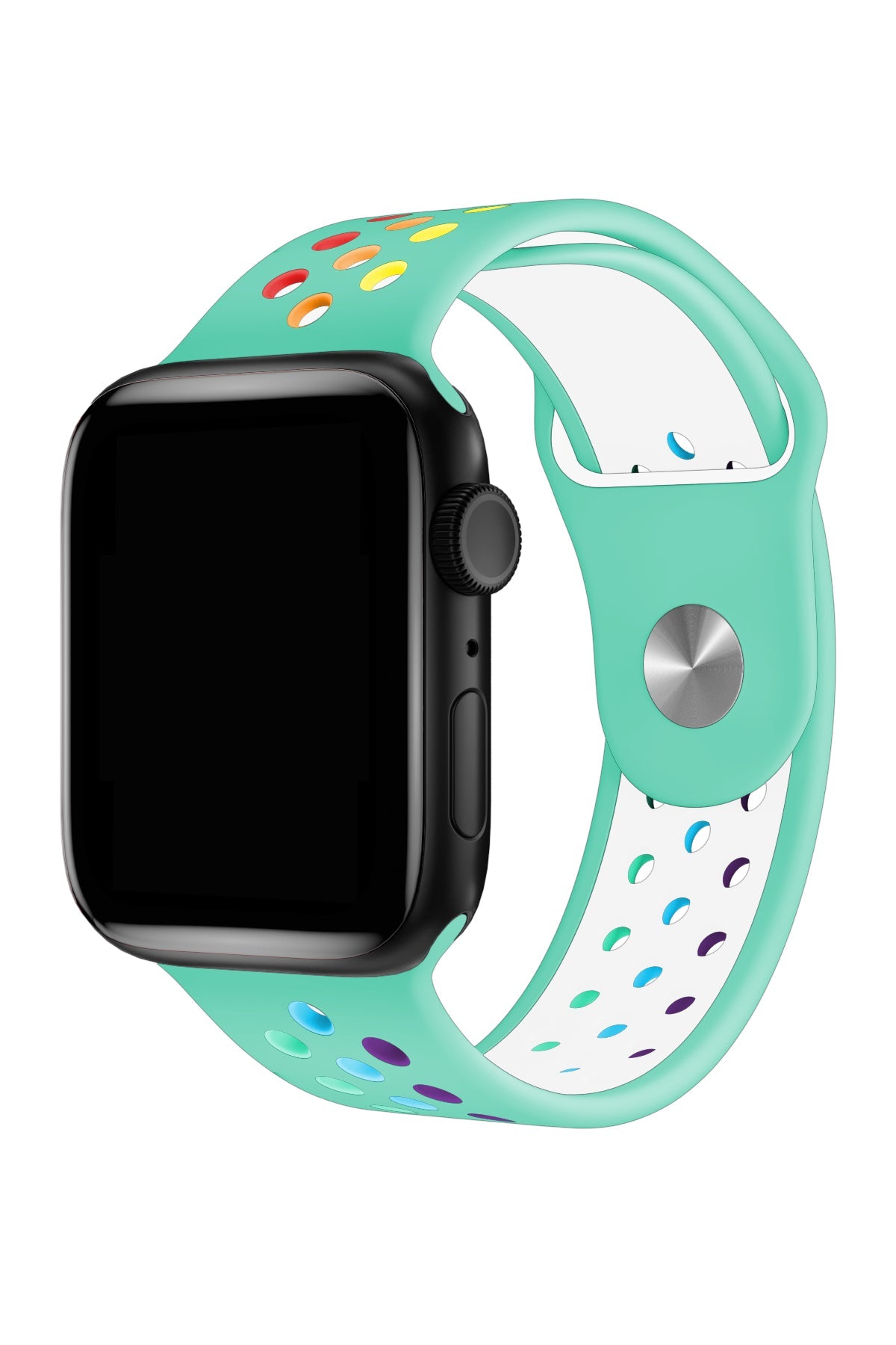 Apple Watch Uyumlu Silikon Delikli Spor Kordon Amazonit