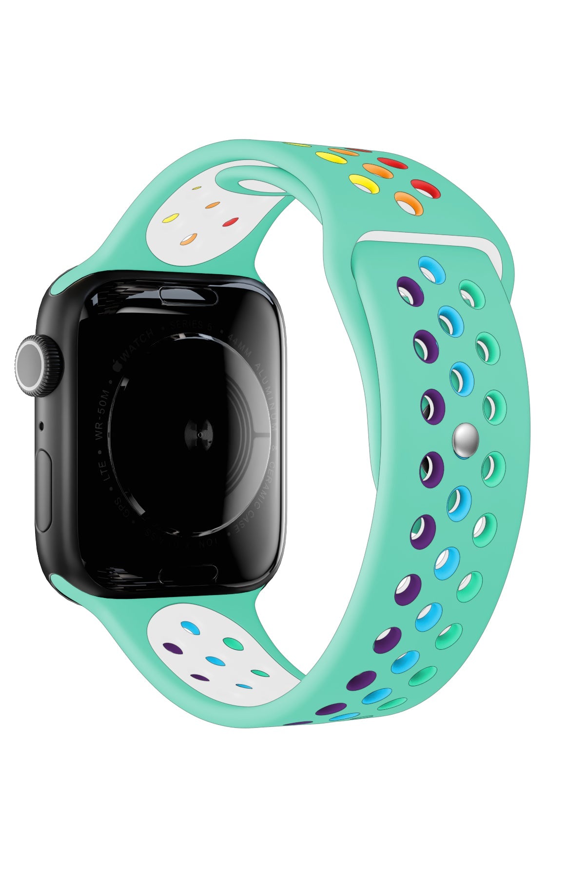 Apple Watch Uyumlu Silikon Delikli Spor Kordon Amazonit