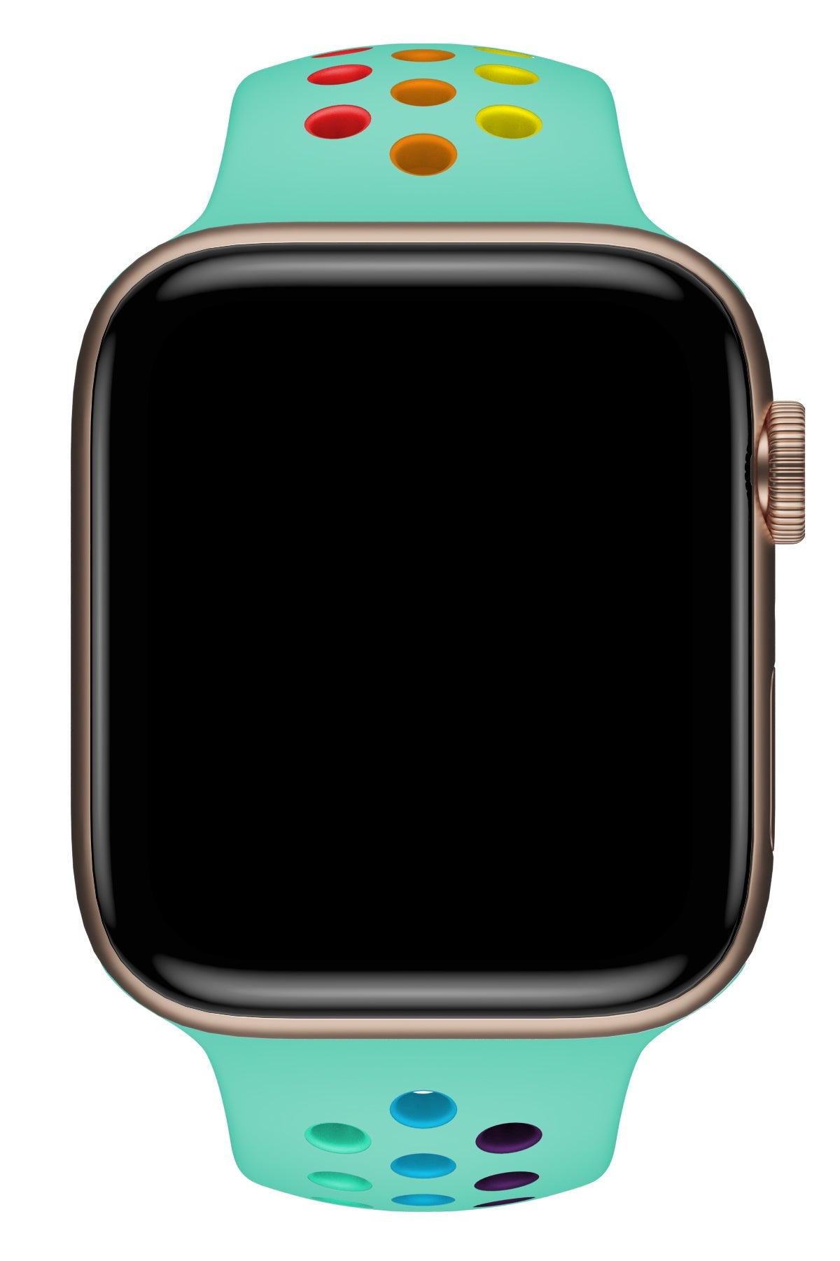 Apple Watch Uyumlu Silikon Delikli Spor Kordon Amazonit