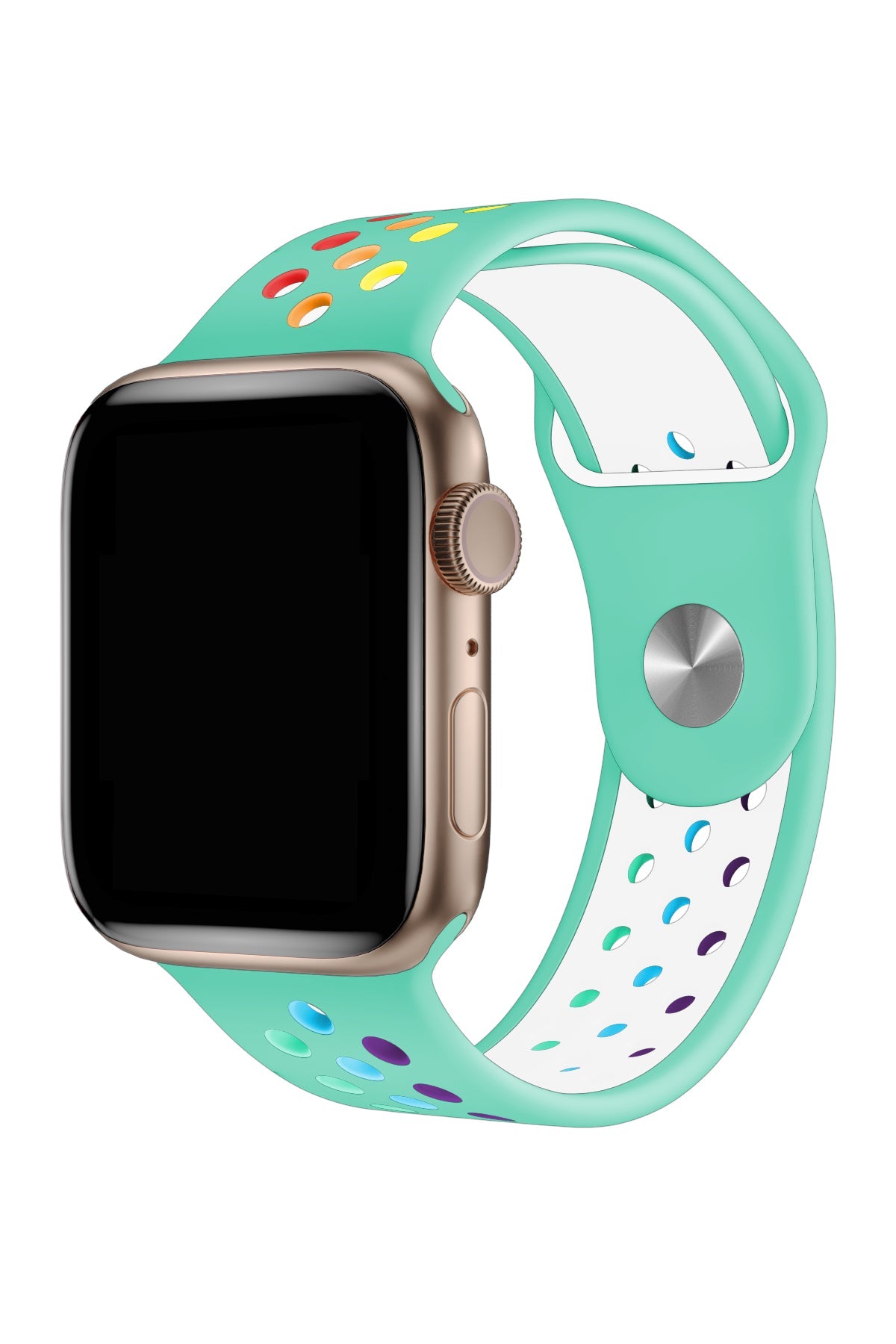 Apple Watch Uyumlu Silikon Delikli Spor Kordon Amazonit