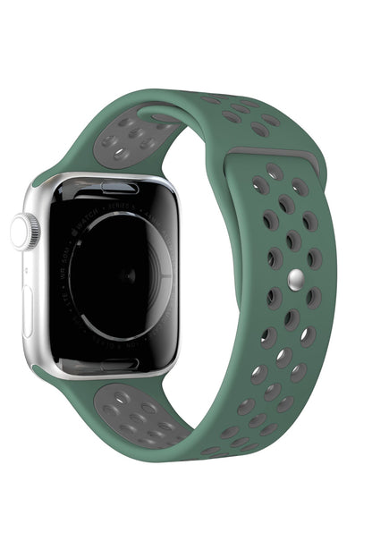 Apple Watch Uyumlu Silikon Delikli Spor Kordon Aventurin
