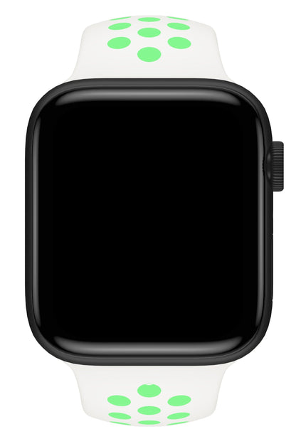 Apple Watch Uyumlu Silikon Delikli Spor Kordon Minty