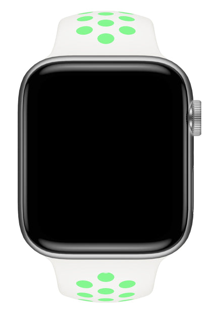 Apple Watch Uyumlu Silikon Delikli Spor Kordon Minty