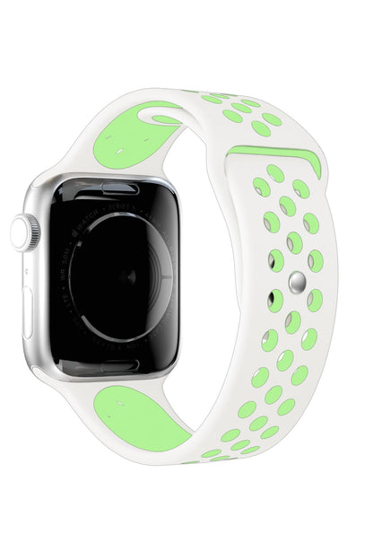 Apple Watch Uyumlu Silikon Delikli Spor Kordon Minty