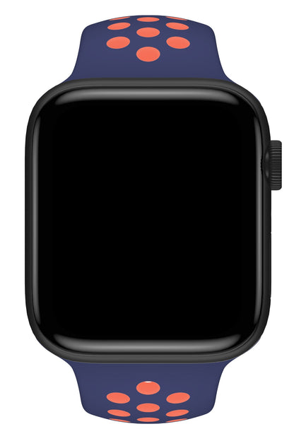 Apple Watch Uyumlu Silikon Delikli Spor Kordon Pinkish