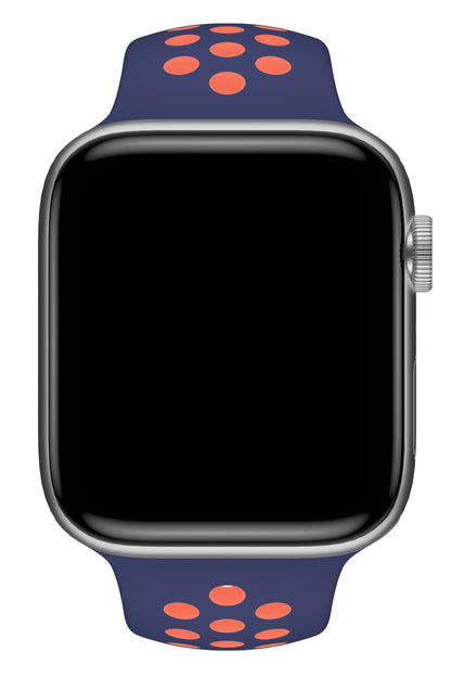 Apple Watch Uyumlu Silikon Delikli Spor Kordon Pinkish