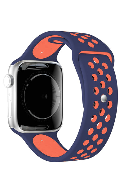 Apple Watch Uyumlu Silikon Delikli Spor Kordon Pinkish