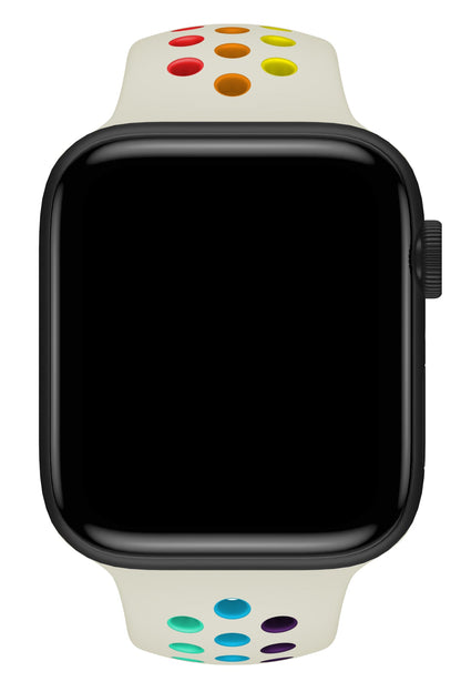 Apple Watch Uyumlu Silikon Delikli Spor Kordon Selenit