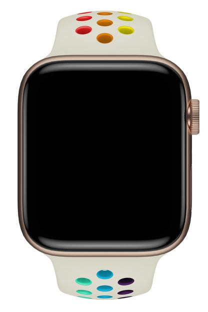 Apple Watch Uyumlu Silikon Delikli Spor Kordon Selenit