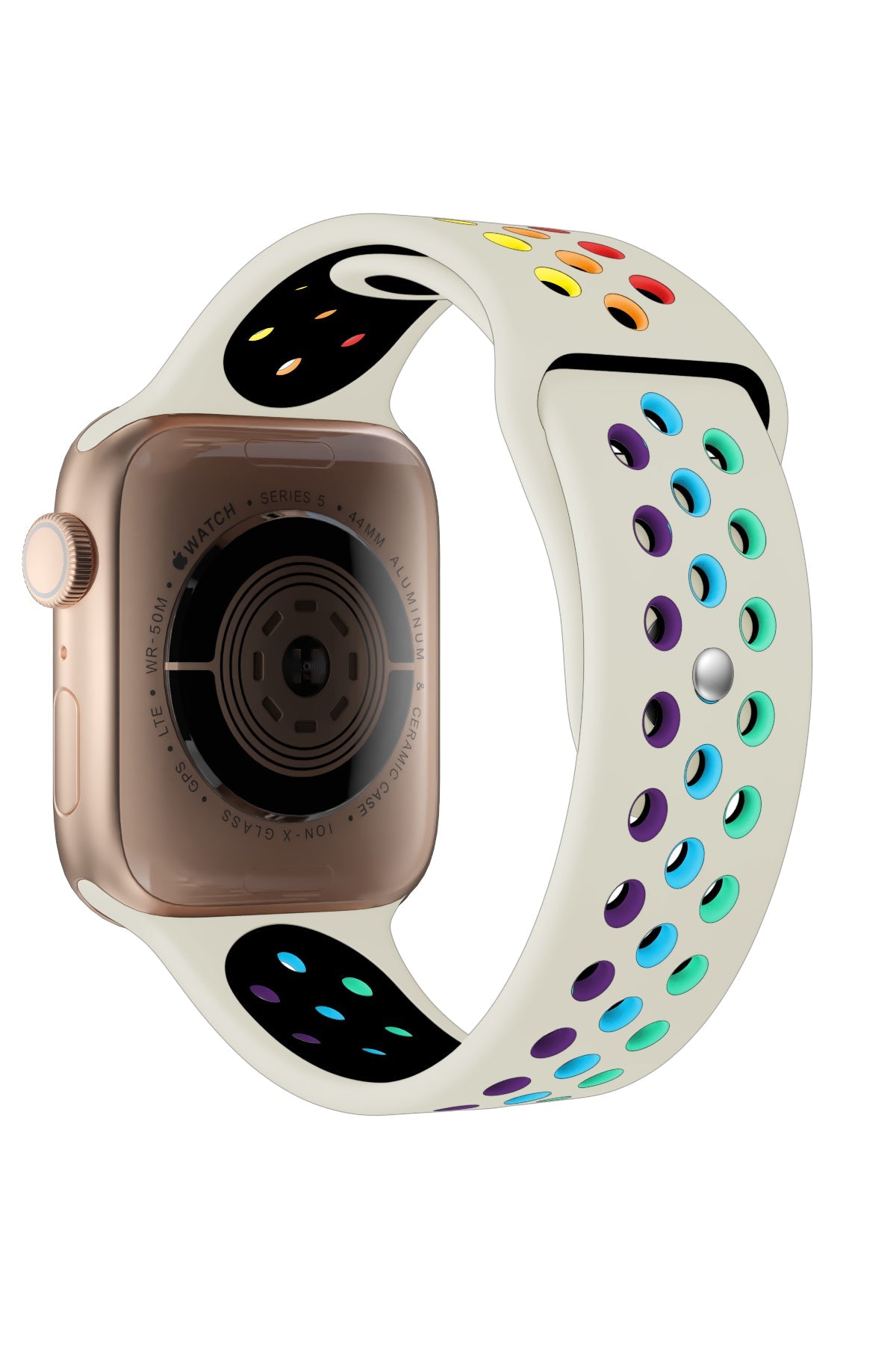 Apple Watch Uyumlu Silikon Delikli Spor Kordon Selenit