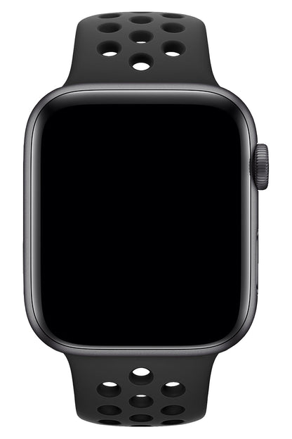 Apple Watch Uyumlu Silikon Delikli Spor Kordon Petrol Siyah