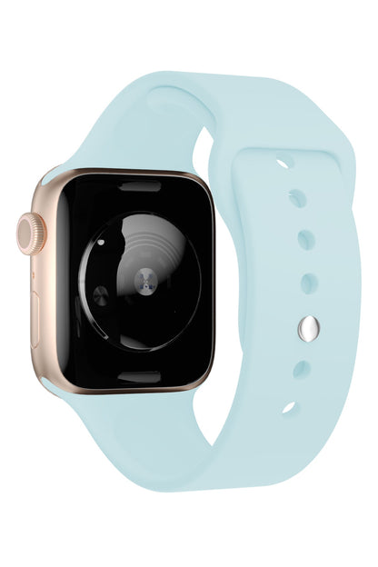 Apple Watch Uyumlu Silikon Spor Kordon Alice Mavi