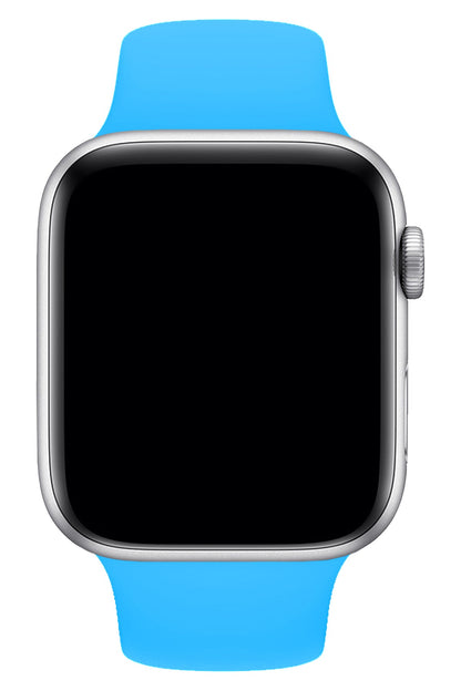 Apple Watch Uyumlu Silikon Spor Kordon Bebek Mavi