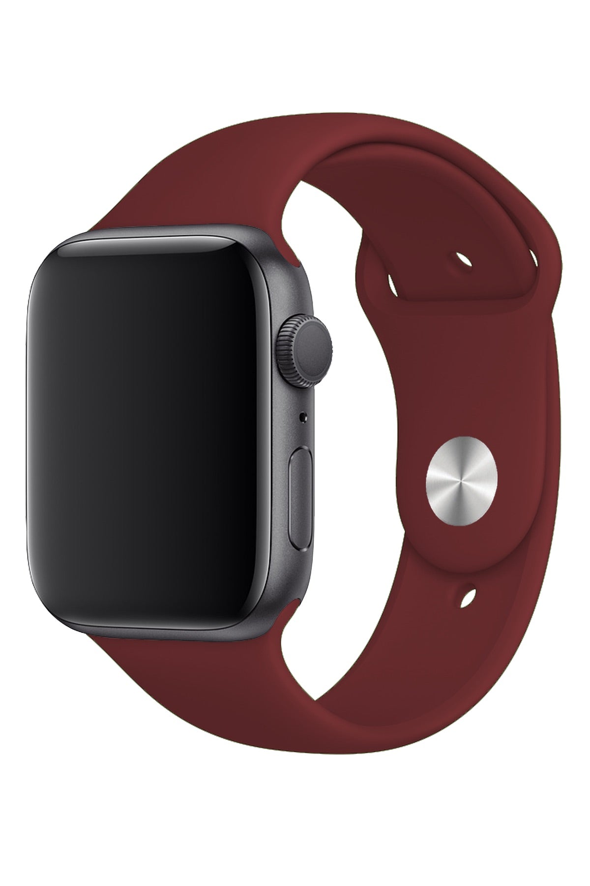 Apple Watch Uyumlu Silikon Spor Kordon Bordo